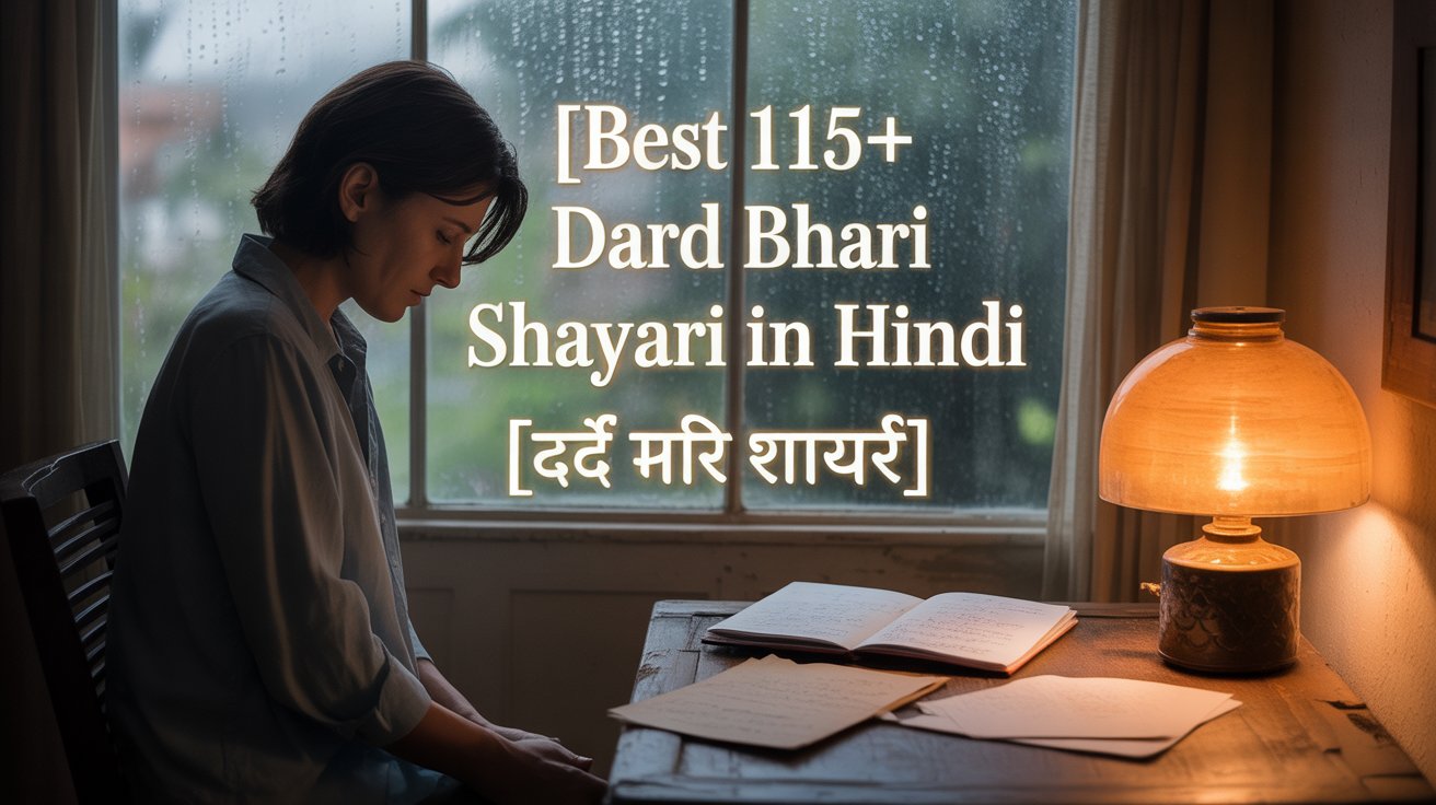 Best 115+ Dard Bhari Shayari In Hindi | दर्द भरी शायरी