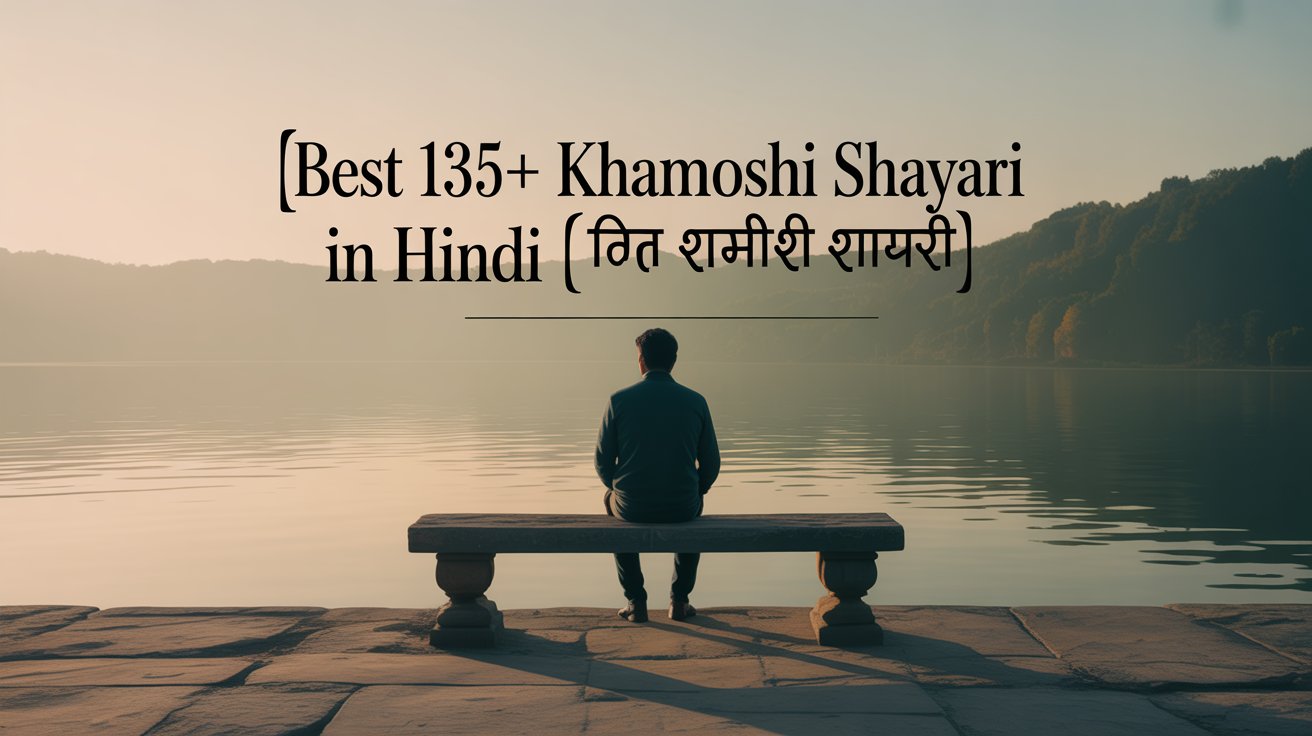 Best 135+ Khamoshi Shayari In Hindi | दिल की खामोशी शायरी