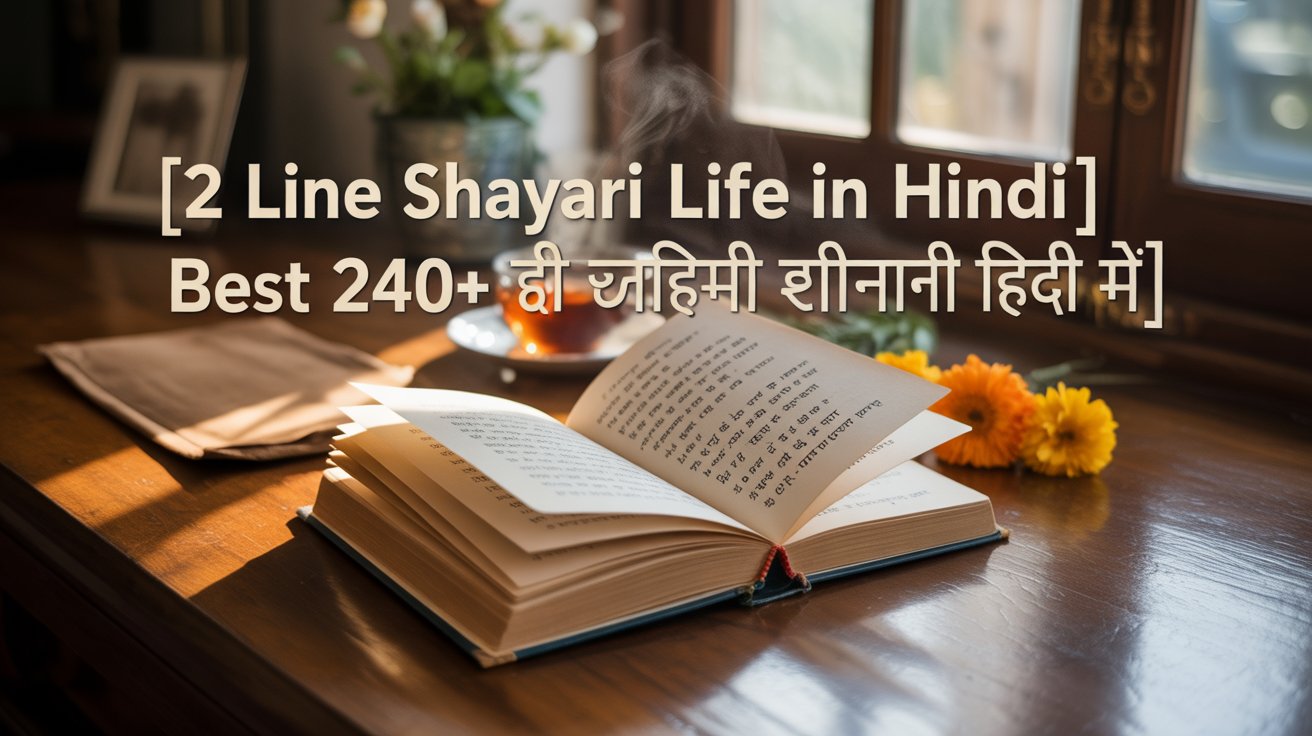 2 Line Shayari Life In Hindi | Best 240+ दो लाइन ज़िन्दगी शायरी हिंदी में