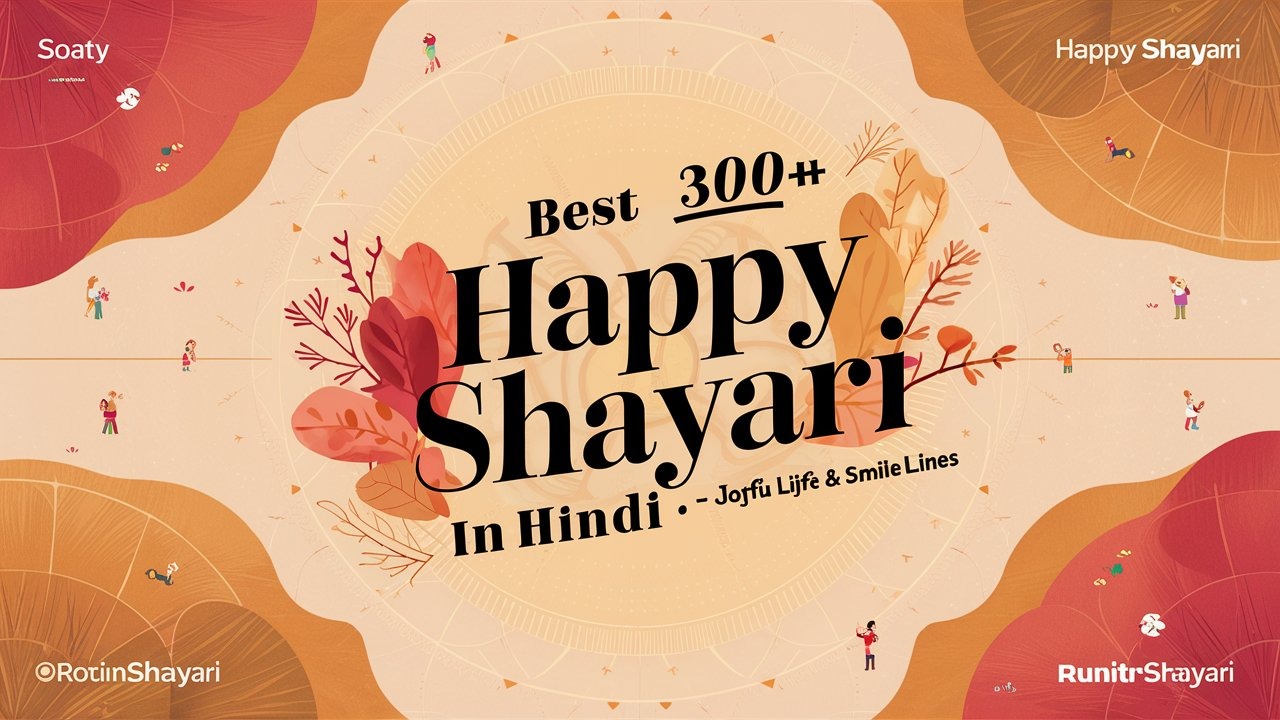 Best 300+ Happy Shayari in Hindi – Joyful Life & Smiles Lines