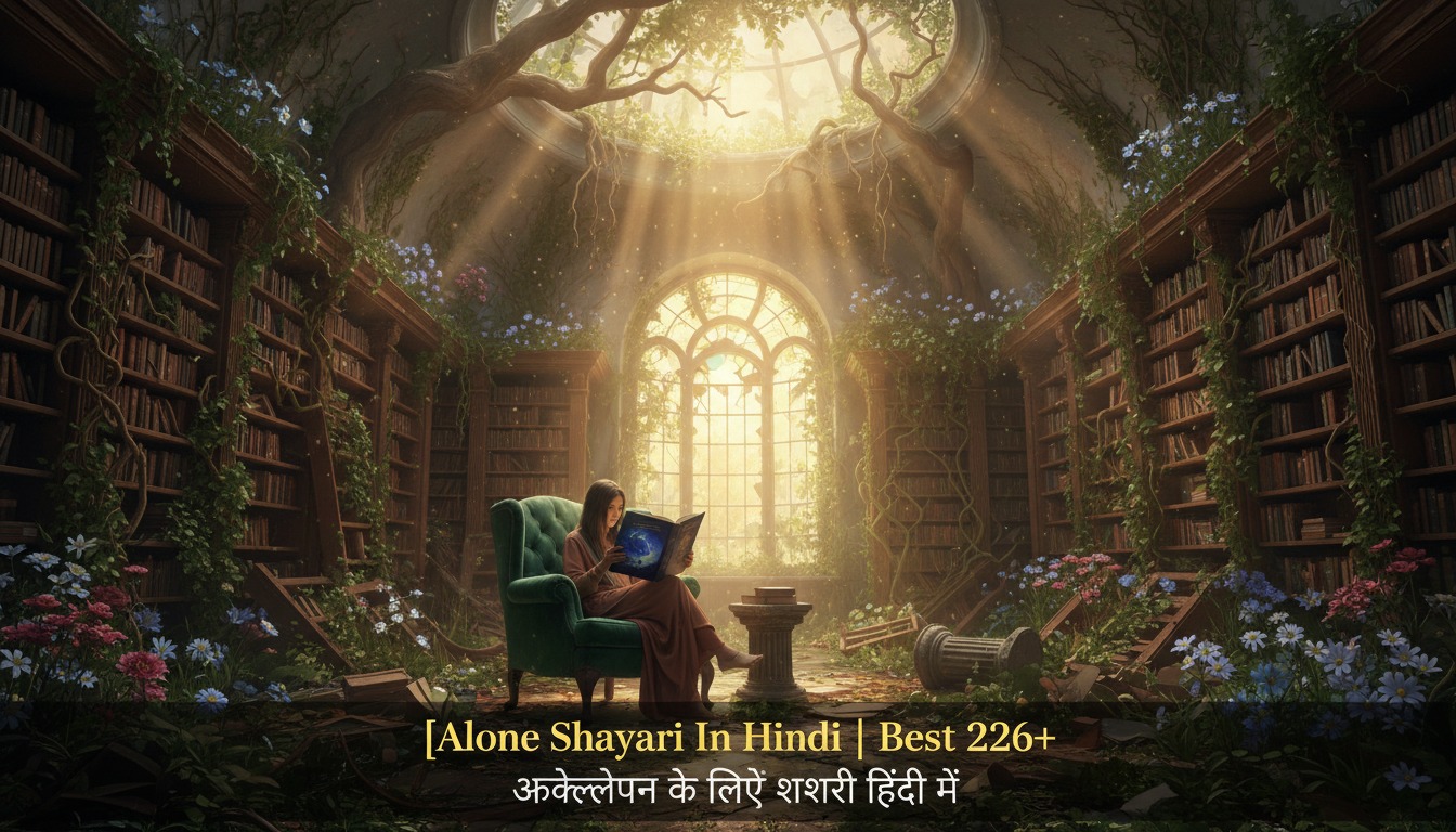 Alone Shayari In Hindi | Best 226+ अकेलेपन के लिए शायरी हिंदी में