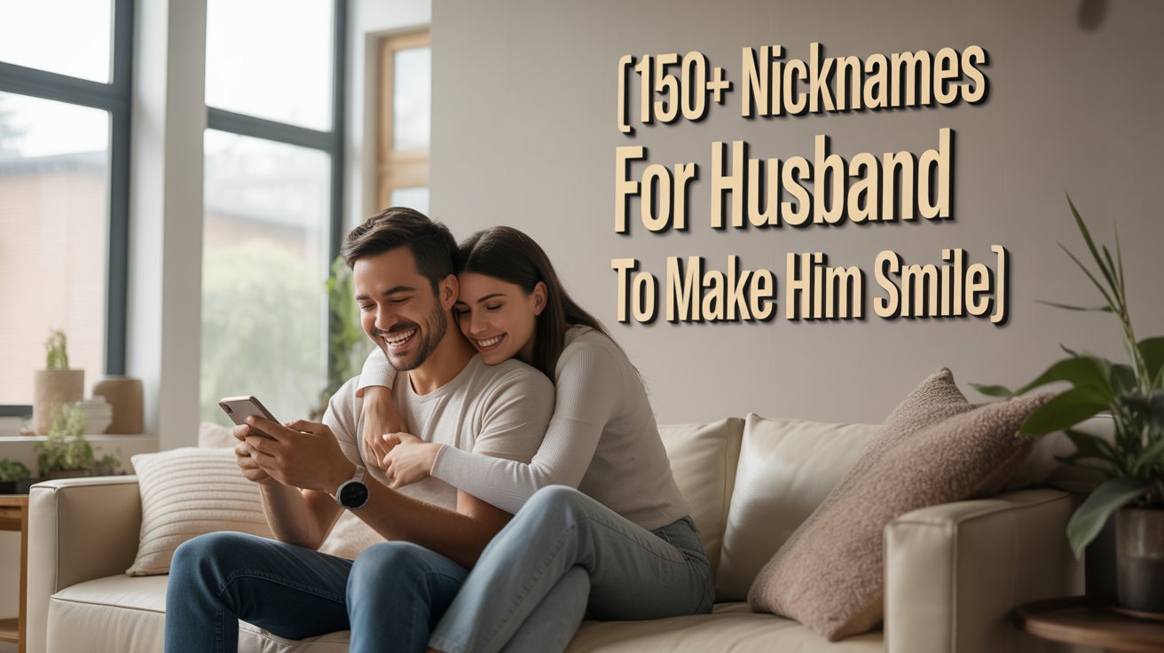 150+ Nicknames for Husband To Make Him Smile