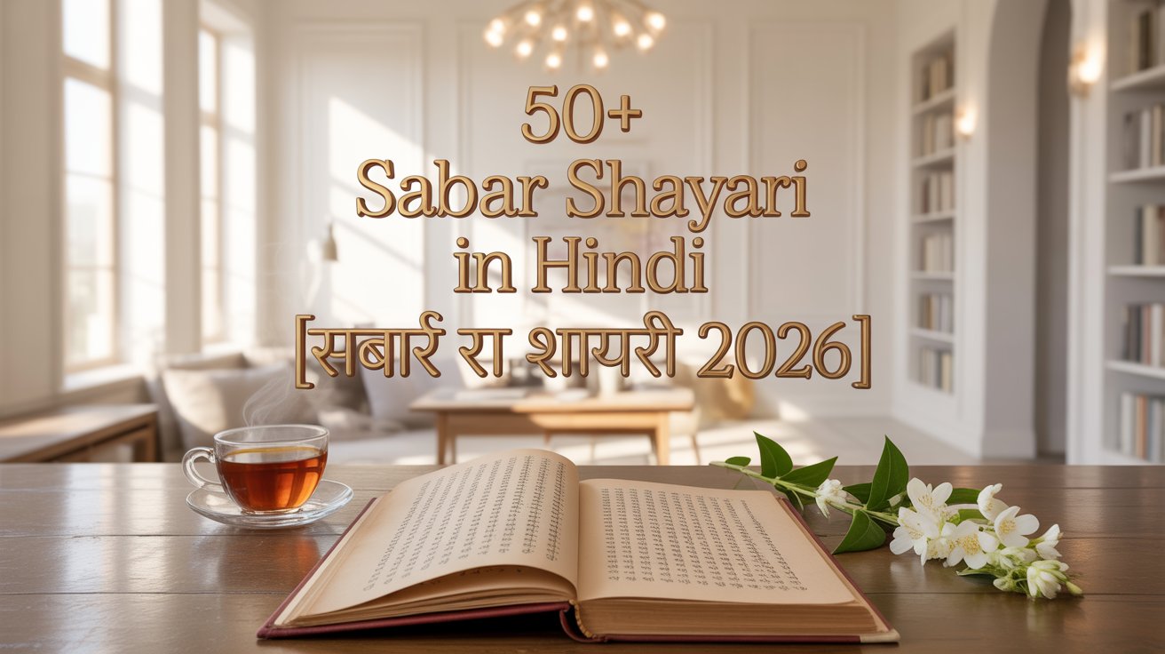 50+ Sabar Shayari in Hindi | सब्र पर शायरी 2026
