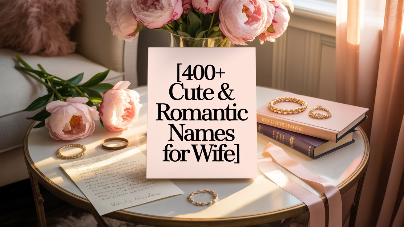 400+ Cute & Romantic Names for Wife