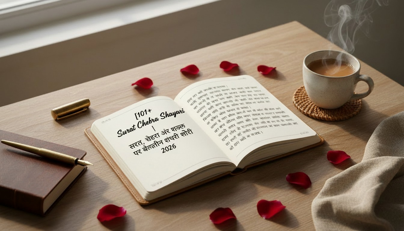 101+ Surat Chehra Shakal Shayari | सूरत, चेहरा और शक्ल पर बेहतरीन शायरी 2026