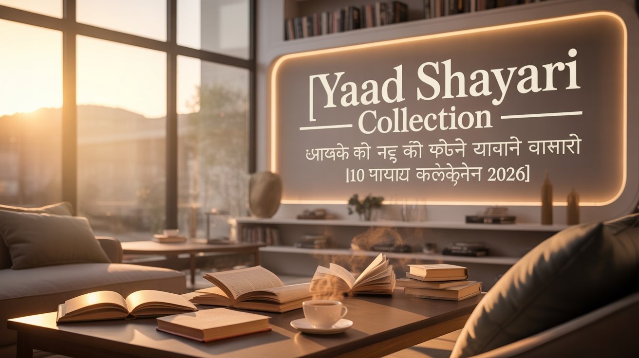 Yaad Shayari Collection – आपके मूड को फ्रैश करने वाली 10 याद शायरी कलेक्शन 2026