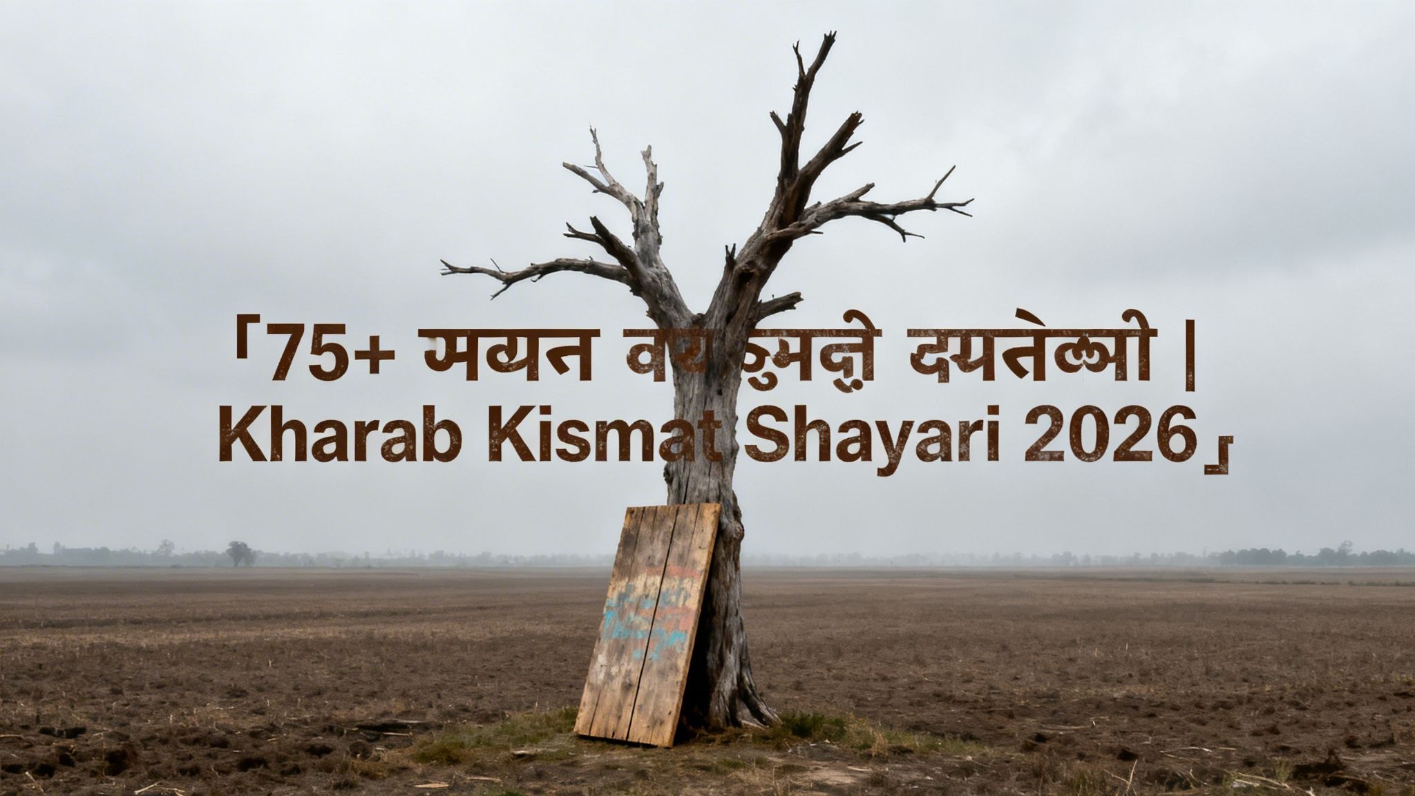 75+ खराब किस्मत शायरी | Kharab Kismat Shayari 2026