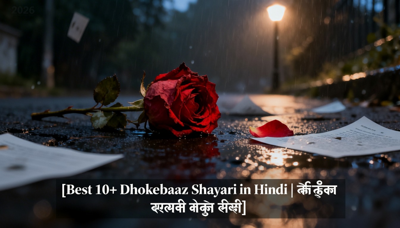 Best 10+ Dhokebaaz Shayari in Hindi | धोखेबाज शायरी हिंदी में