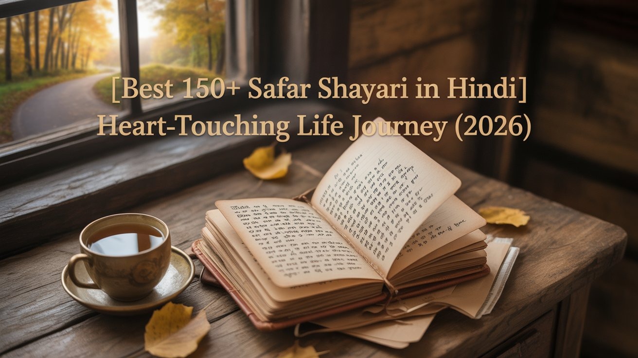 Best 150+ Safar Shayari in Hindi | Heart-Touching Life Journey (2026)