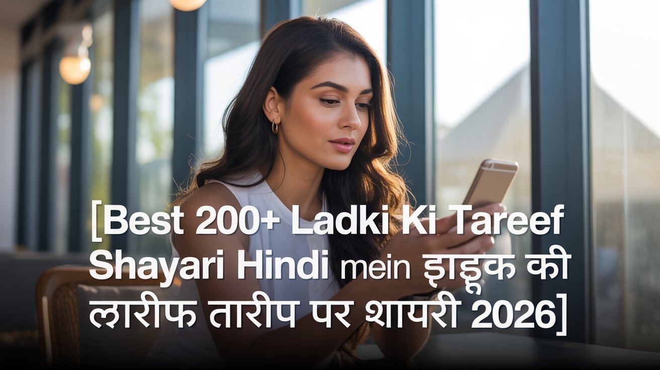 Best 200+ Ladki Ki Tareef Shayari Hindi Mein खूबसूरत लड़की की तारीफ पर शायरी 2026