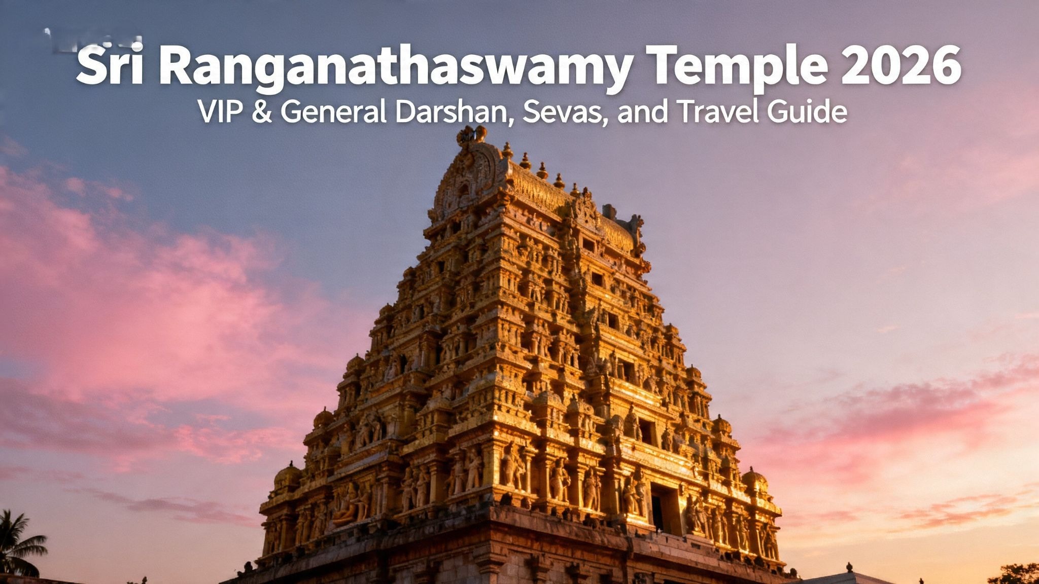Sri Ranganathaswamy Temple 2026: VIP & General Darshan, Sevas, and Travel Guide