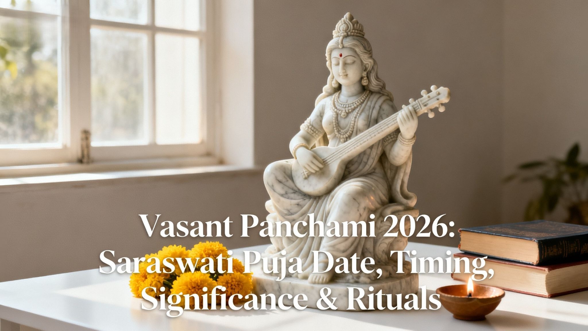 Vasant Panchami 2026: Saraswati Puja Date, Timing, Significance & Rituals