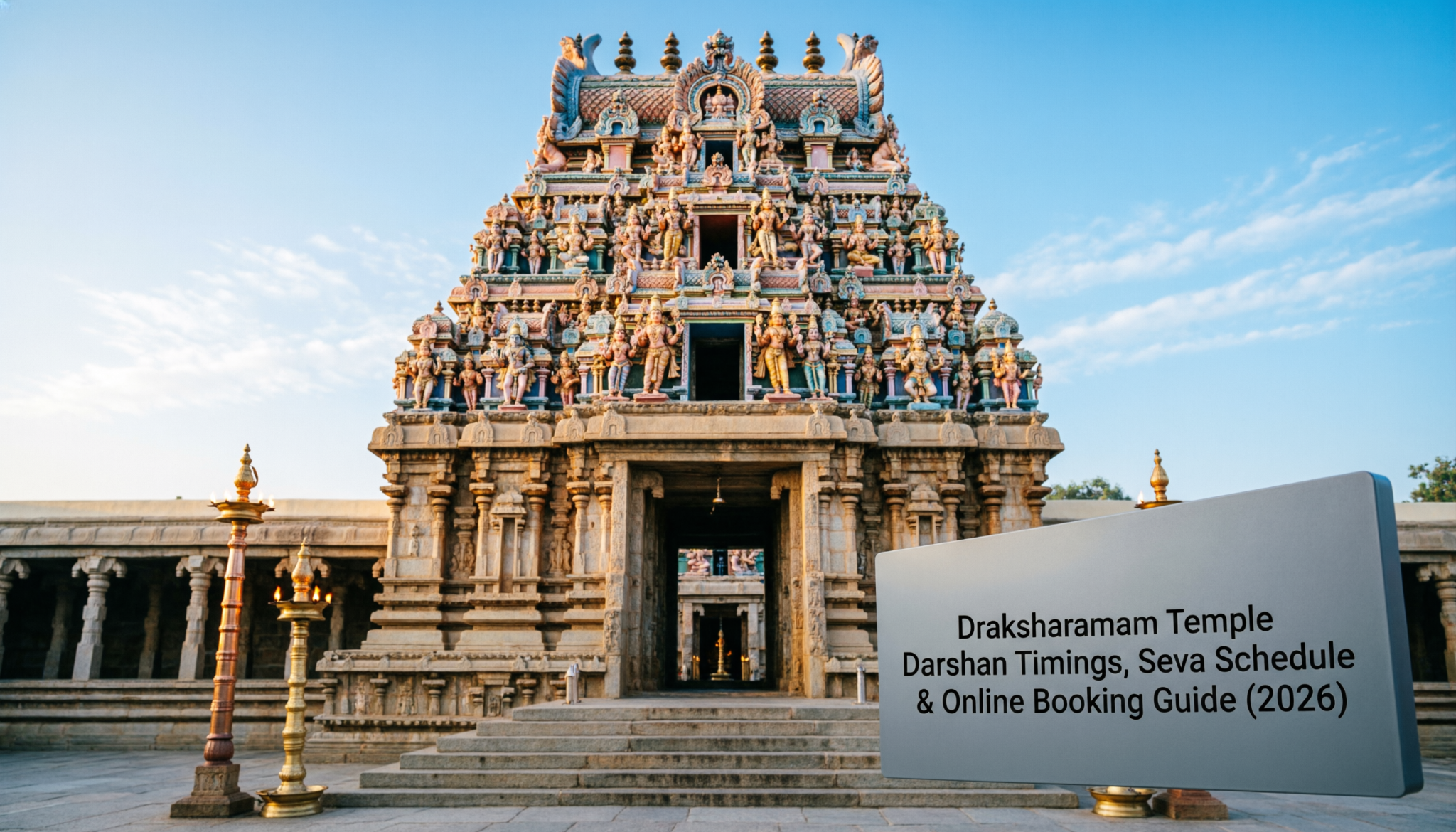 Draksharamam Temple Darshan Timings, Seva Schedule & Online Booking Guide (2026)