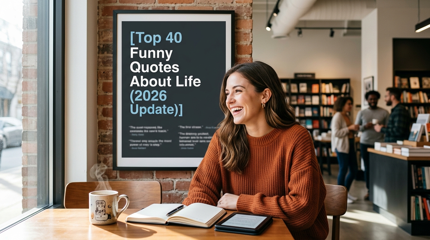 Top 40 Funny Quotes About Life (2026 Update)