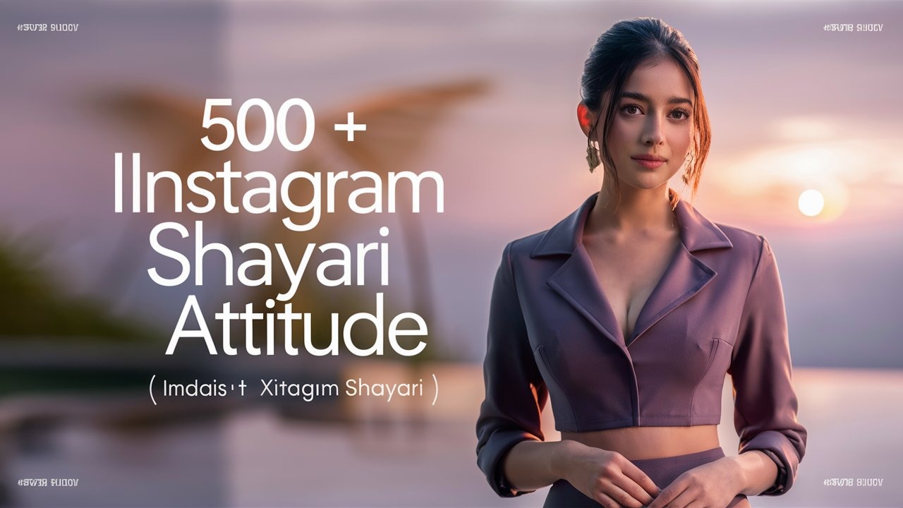 500+ Instagram Shayari Attitude | इंस्टाग्राम हिंदी शायरी