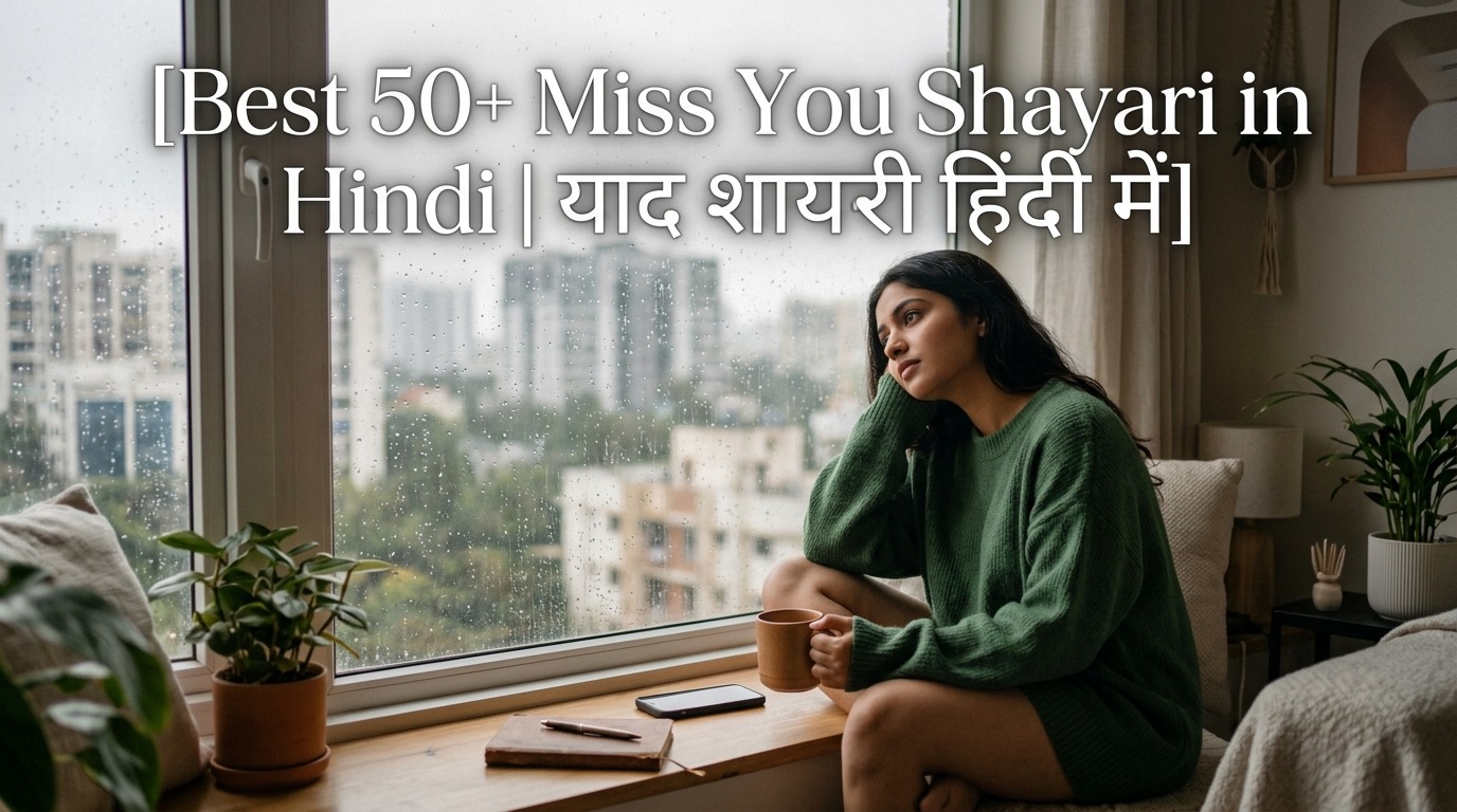 Best 50+ Miss You Shayari in Hindi | याद शायरी हिंदी में