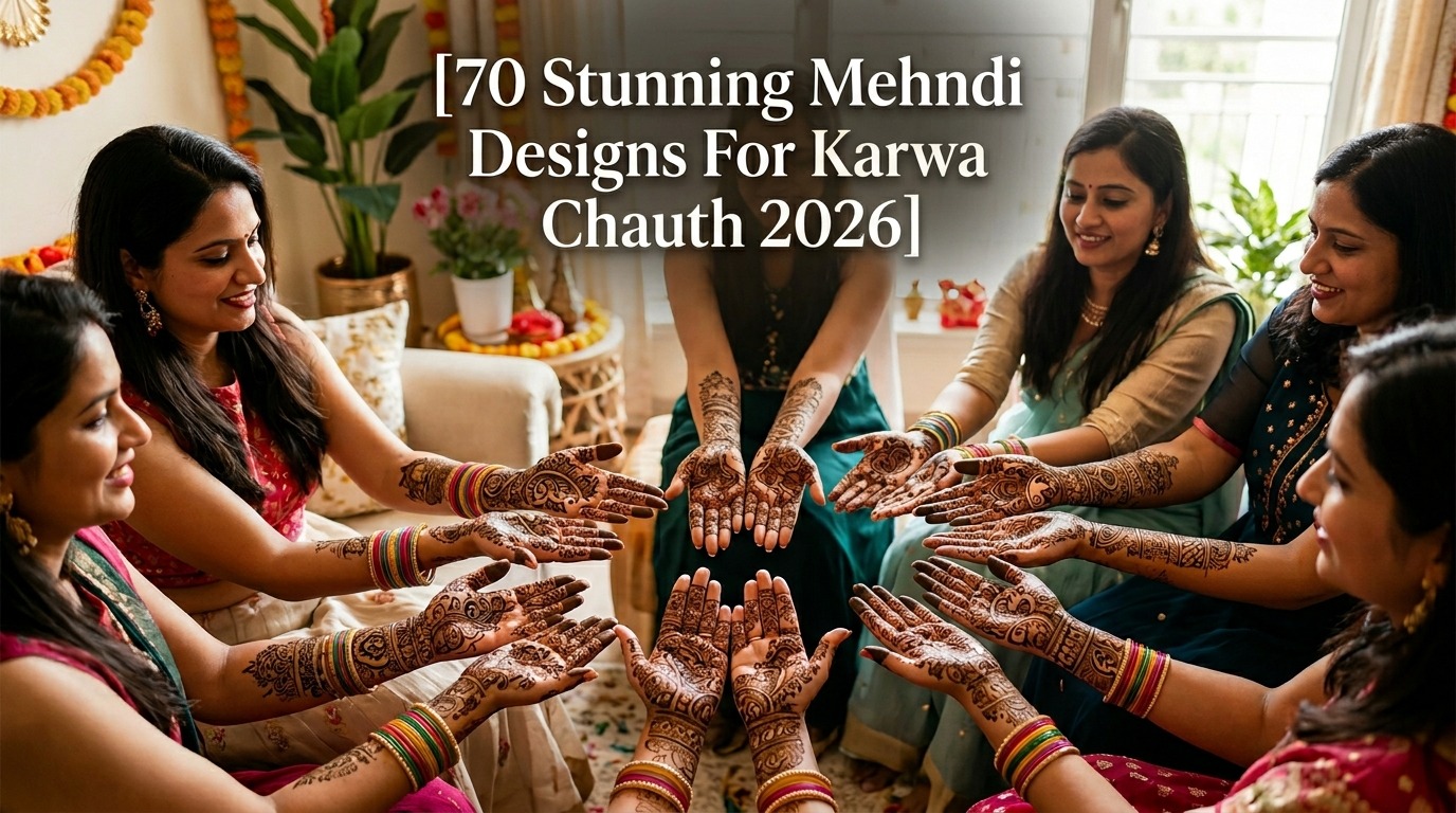 70 Stunning Mehndi Designs For Karwa Chauth 2026