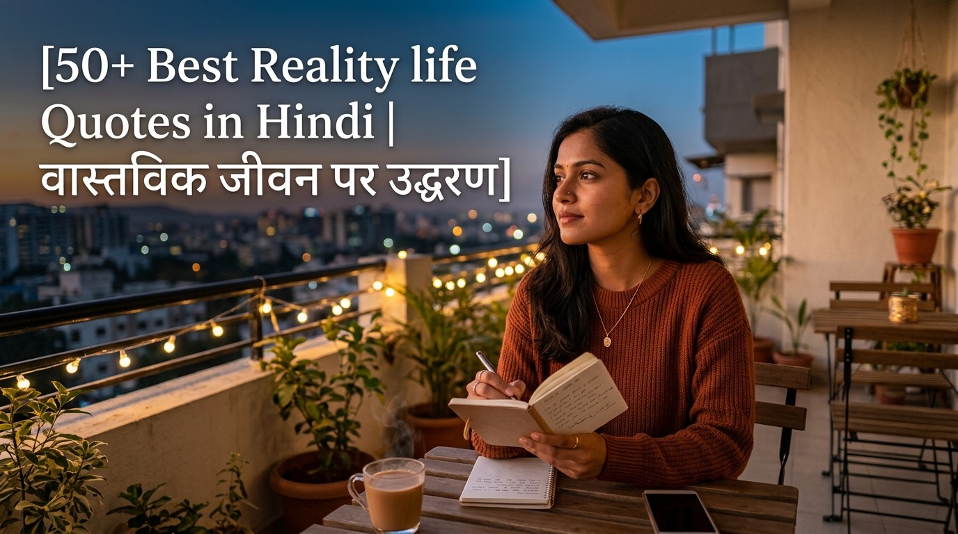50+ Best Reality life Quotes in Hindi | वास्तविक जीवन पर उद्धरण