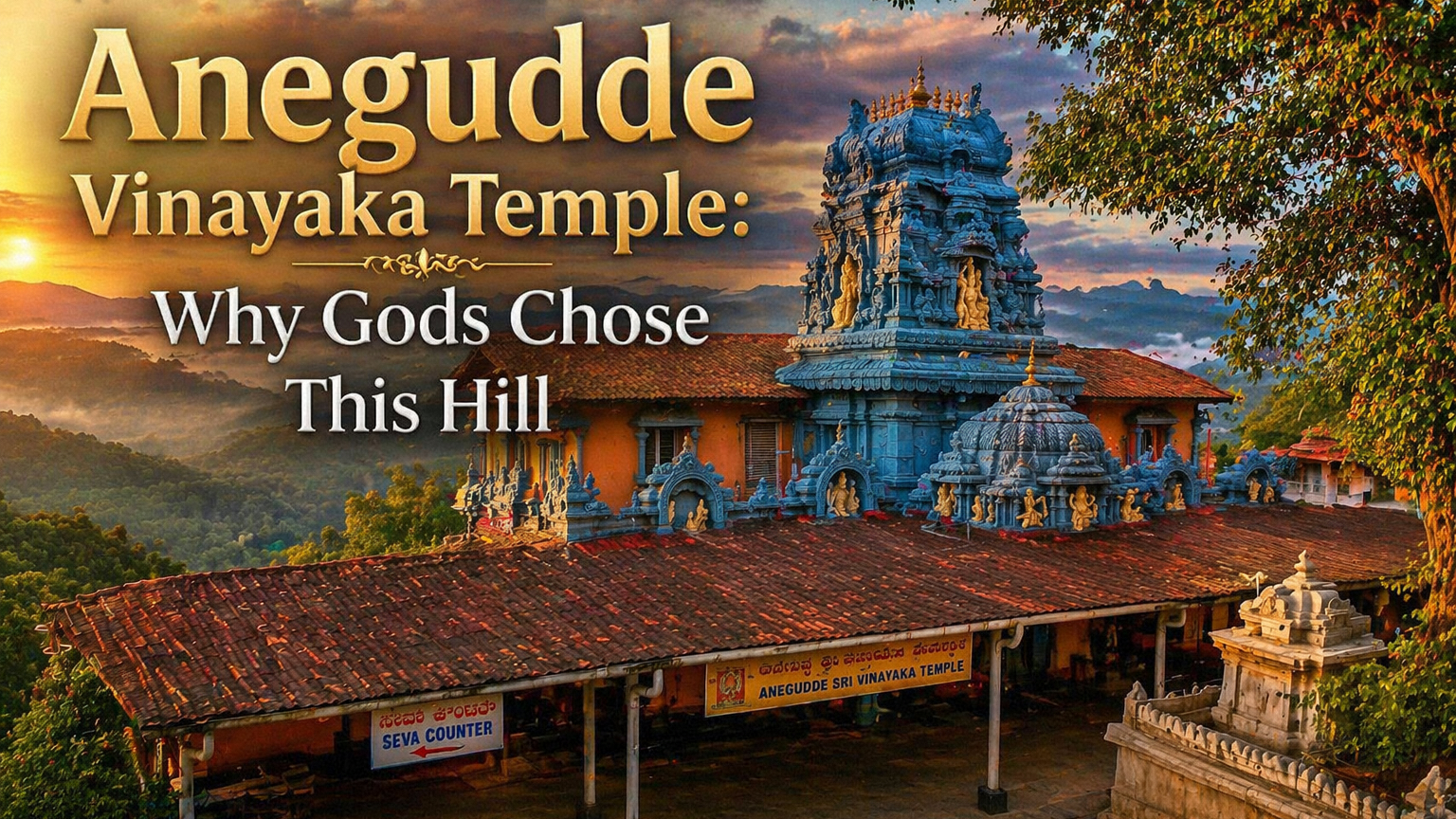 Anegudde Vinayaka Temple: Why Gods Chose This Hill