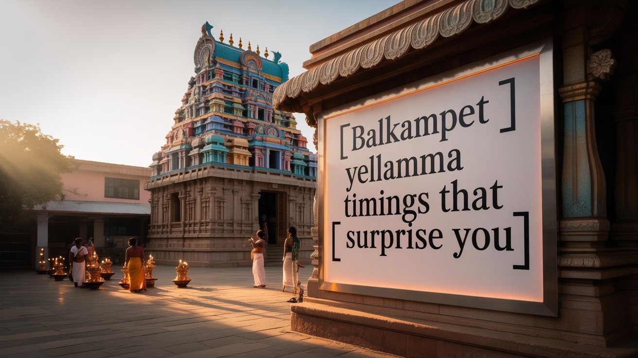 Balkampet Yellamma Temple Timings That Surprise You