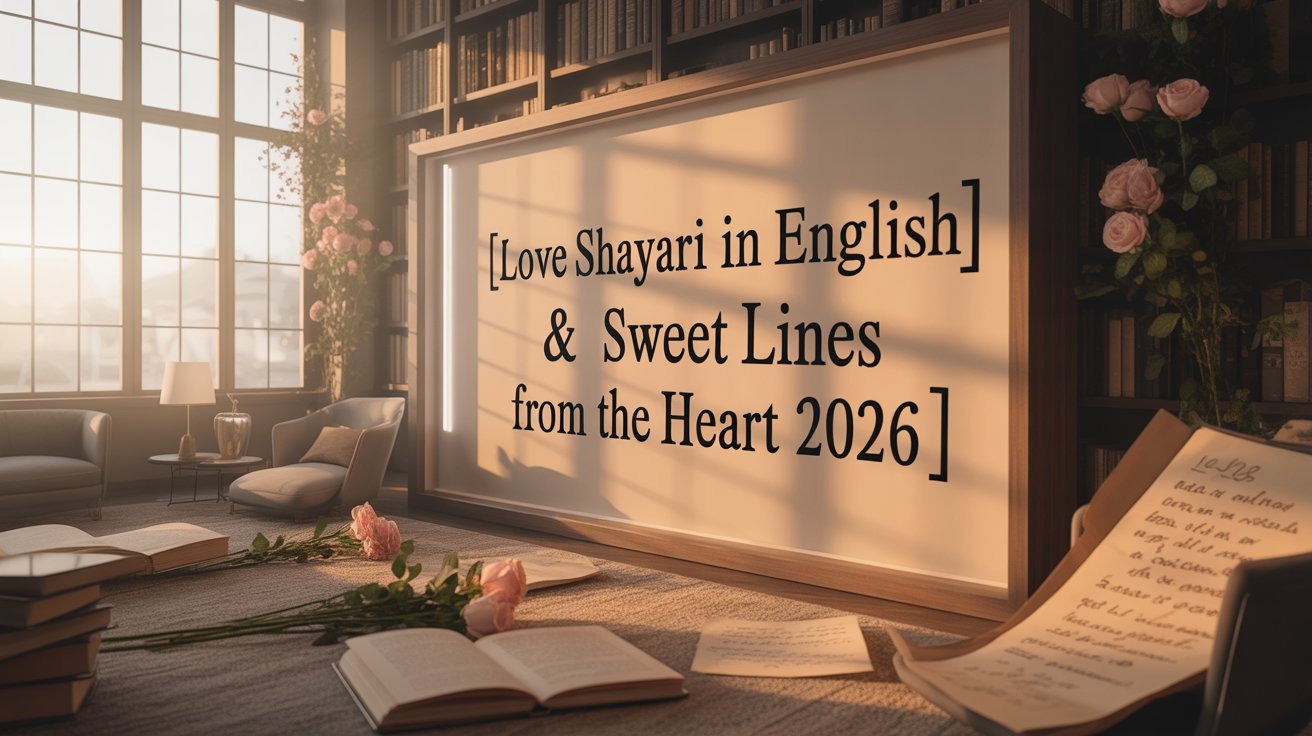 Love Shayari in English | Sweet Lines from the Heart 2026