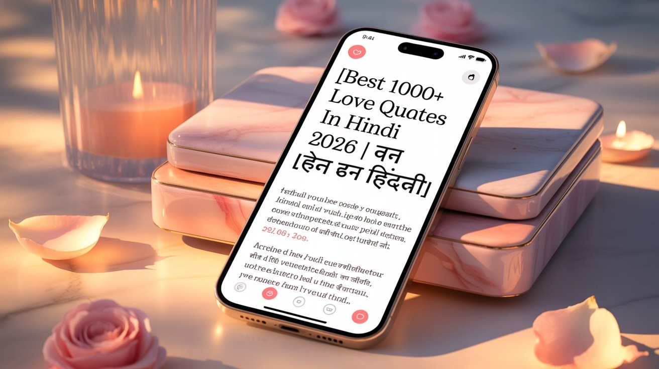 Best 1000+ Love Quotes in Hindi 2026 | लव कोट्स इन हिंदी