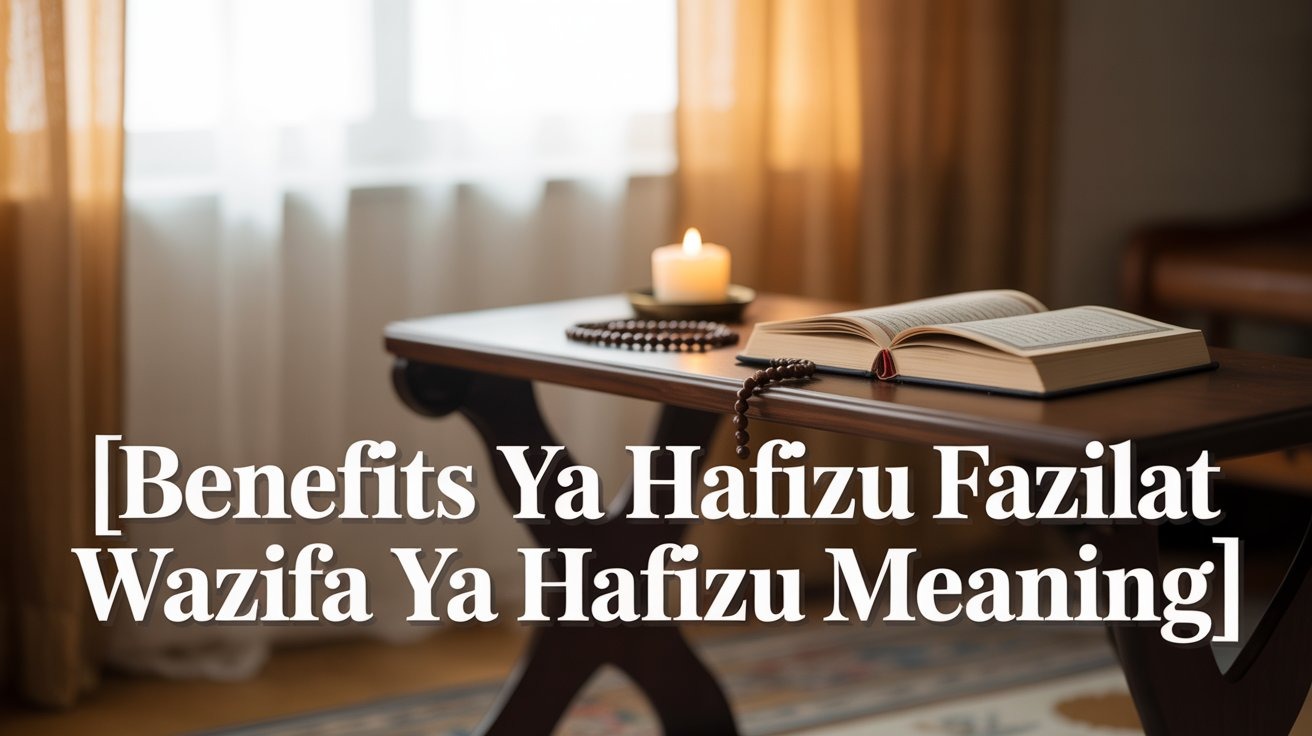 Benefits Ya Hafizu Fazilat Wazifa Ya Hafizu Meaning