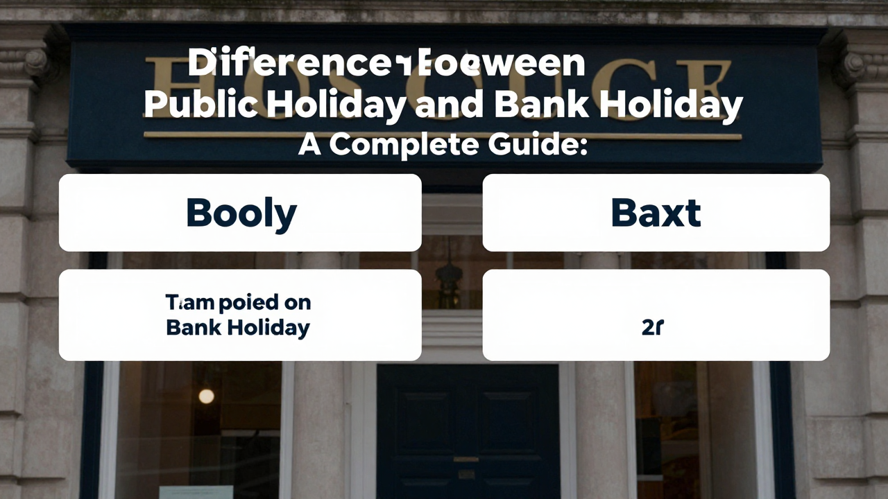 Difference Between Public Holiday and Bank Holiday: A Complete Guide