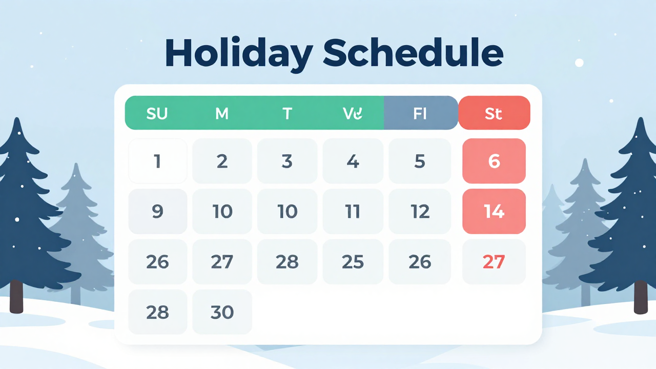 Holiday Schedule Explained: A Complete Guide to Understanding Holiday Schedules
